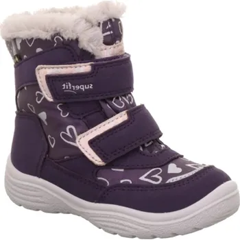 Dívčí zimní obuv SUPERFIT ZIMNÍ OBUV CRYSTAL 1-009091-8520 S MEMBRÁNOU GORE-TEX (27) - 9010925179300