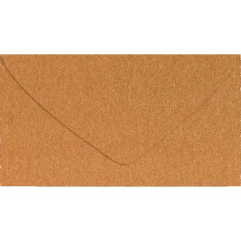 Obálka UNIPAP dopisní obálka metallic 120g C6 114x162mm - měděná 5550385 593699
