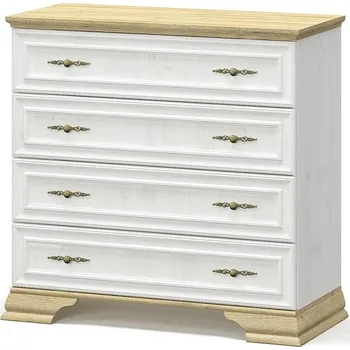 Komoda Komoda 4S SCORDIA borovice andersen/zlatý dub