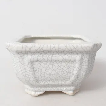 Květináč Keramická bonsai miska 11 x 11 x 7 cm raku 162968