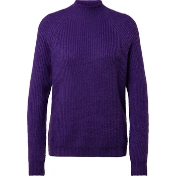 Dámský svetr 716738 - Tchibo - Svetr z hrubého úpletu se stojáčkem - pro ženy - vel. L 44/46 - barva: fialová