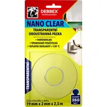 Den Braven Oboustranná páska NANO Clear voděodolná 19mm x 2mm x 2,5m