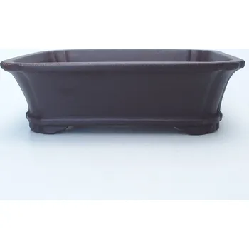 Květináč Miska 21 x 18 x 6,5 cm barva hnědá 163201