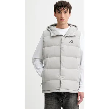 Dámská vesta Péřová vesta adidas Helionic JX0590 šedá 09X, vel. XL