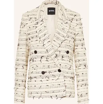 Boss Dámský Tvídový Blejzr Jaleto, režná / černá, 42