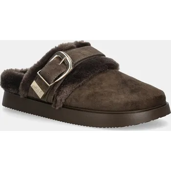 Dámská obuv Semišové papuče Steve Madden Cozy Up 11004964.205 hnědá 98X, EUR 41
