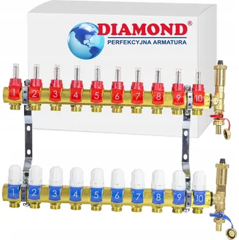 rozdělovač topení Rozdělovač Diamond 12 okruhů