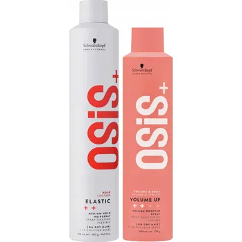 Stylingový přípravek Schwarzkopf OSIS Elastic lak na vlasy 500 ml + OSIS Volume Up sprej 300 ml