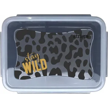 Svačinový box Dětská SVAČINOVÝ BOX na sendviče do školy pro děti LUNCHBOX Stay Wild