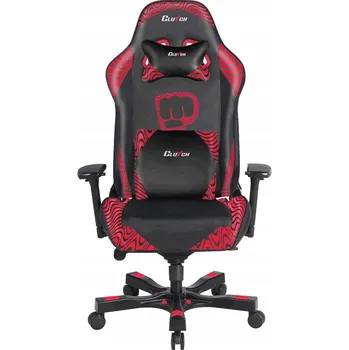 Herní židle Herní křeslo ClutchChairZ Throttle, umělá kůže, černo-červené