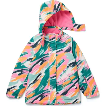 709269 - Tchibo - Dětská lyžařská bunda - pro dívky - vel. 122/128 - barva: růžová/s potiskem