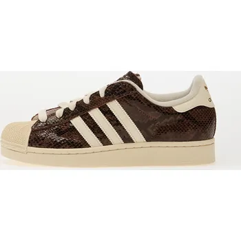 Dámské tenisky Tenisky adidas Superstar II W Preloved Brown/ Crew White/ Aluminium EUR 39 1/3