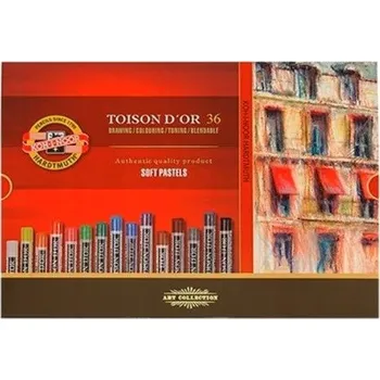 Pastelka PASTELKY KOH-I-NOOR SCHOOL 36 barev, tygří trojúhelníkové, expresivní