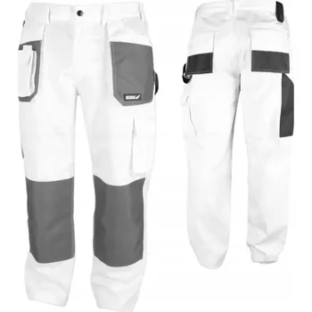 Pracovní obuv DEDRA Ochranné kalhoty WHITE LINE pracovní 190g/m2 do pasu BH4SP vel. S/48