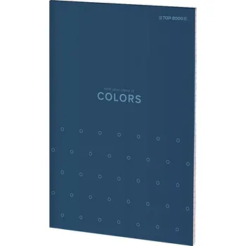 Blok POZNÁMKOVÝ BLOK A5 50 listů ČTVEREČEK KANCELÁŘSKÝ NOTES TOP 2000 COLORS