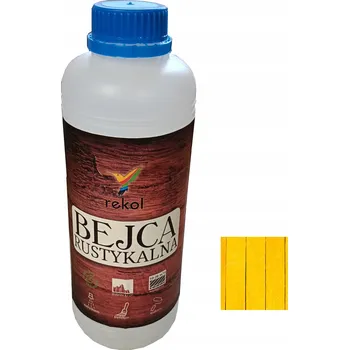 Vrták REKOL RUSTIKÁLNÍ MOŘIDLO ŽLUTÁ PASTELOVÁ 1L NA DŘEVO DEKORATIVNÍ