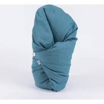 Povlak na dekorativní polštářek Tulimese Náhradní povlak lněný azurový VELIKOST NÁHRADNÉHO POVLAKU: POVLAK 90X90 CM