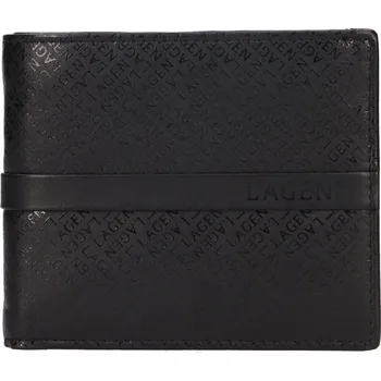 Peněženka Lagen Pánská kožená peněženka 212595 černá