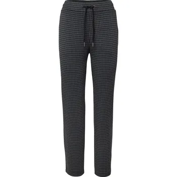 716147 - Tchibo - Kalhoty joggpant s žakárovým vzorem kohoutí stopy - pro ženy - vel. XXL 52/54 - barva: černá/žakár