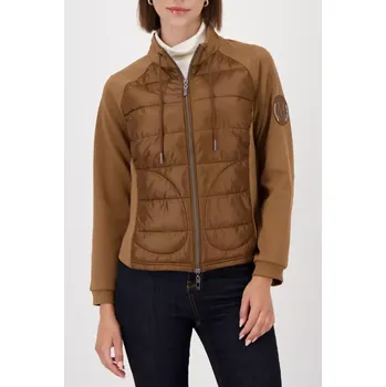 Dámské sako MONARI CIAO BELLA dámská bunda hnědá prošívaná s neoprenem