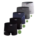 Fannifen Pánské bambusové boxerky Kaile (5ks v balení) Barva: Mix barva, Velikost: 3XL