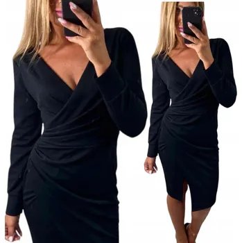 Dámské šaty Genesy koktejlové šaty glamour ke kolenům, velikost 44