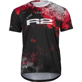 Pánské tričko Pánské Sportovní tričko R2 ATTS001B velikost L black, red, white
