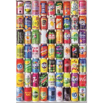 Puzzle EDUCA Puzzle Plechovky 500 dílků