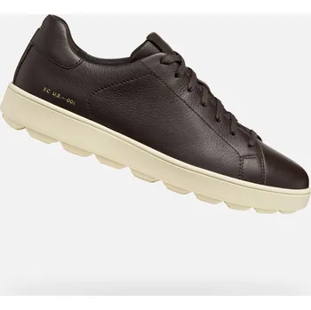 Pánské tenisky Pánské tenisky GEOX SPHERICA ECUB-1 G011168 TMAVĚ HNĚDÁ 42