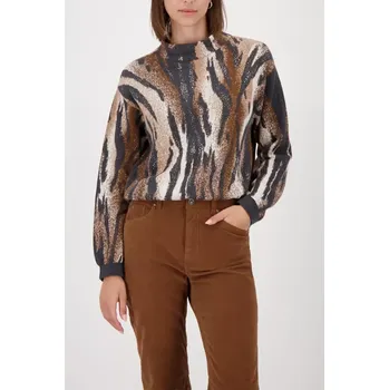 Dámský svetr MONARI CIAO BELLA dámský svetr pletený s tygřím vzorem