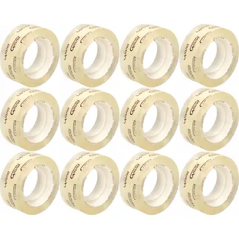 Lepicí páska Kancelářská lepicí páska TRANSPARENTNÍ 12 mm/10 m, balení 12 KUSŮ Grand