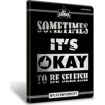 Blok A5 Top 2000 sešit pro studenty notes pro učitele 96 listů měkká vazba