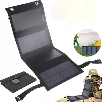 IP kamera SOLÁRNÍ NABÍJEČKA NA TELEFON 20W SOLÁRNÍ PANEL SKLÁDACÍ TURISTICKÁ