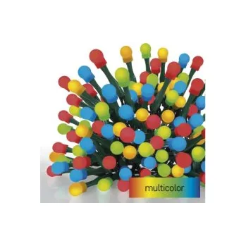 Vánoční dekorace LED vánoční cherry řetěz – kuličky, 20 m, venkovní i vnitřní, multicolor, programy,časovač