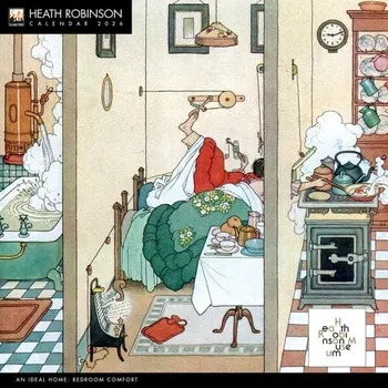 Cizojazyčná kniha Heath Robinson Wall Calendar 2026 (Art Calendar)
