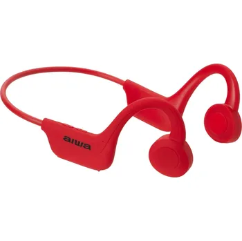 Sluchátka Aiwa Open Bone Conduction headphone - červená