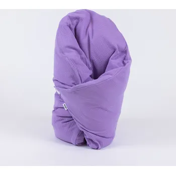 Povlak na dekorativní polštářek Tulimese Náhradní povlak mušelínový levandulový VELIKOST NÁHRADNÉHO POVLAKU: POVLAK 80X80 CM