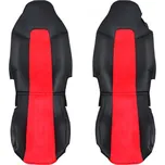 Autopotahy pro kamiony LIVORNO SUEDE červená 172648