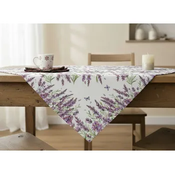 ubrus Vzorovaný ubrus na stůl LAVENDA 85x85 cm Mybesthome