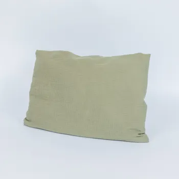 Povlak na dekorativní polštářek Tulimese Náhradní povlak mušelínový olivový VELIKOST NÁHRADNÉHO POVLAKU: POVLAK 60X40 CM