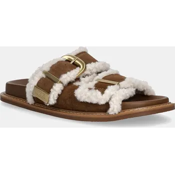 Dámské pantofle Semišové pantofle Steve Madden Arch-F dámské, hnědá barva, 11005031 11005031.839 88X, EUR 38