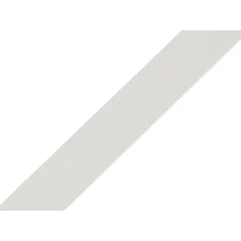 Textilní guma Pruženka plavková surová šíře 20 mm béžovobílá 20 m