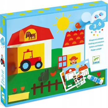 Výtvarná sada DJECO VÝTVARNÁ SADA KOLÁŽE - HRA NA SCHOVÁVANOU 3+