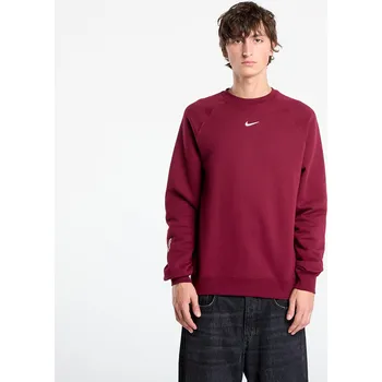 Pánská mikina Mikina Nike x NOCTA Men's Fleece CS Crew Dark Beetroot/ Citron Tint L