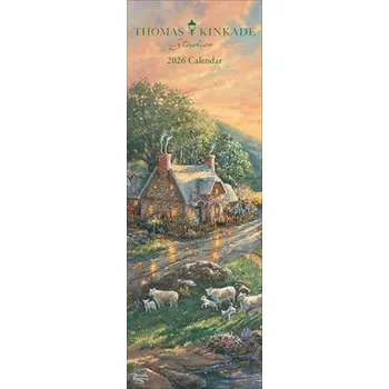 Cizojazyčná kniha Thomas Kinkade Studios 2026 Slim Calendar - Kinkade, Thomas