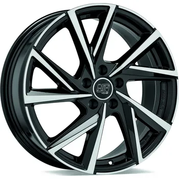 Auto-moto Alu kola MSW MSW 80-5 GLOSS BLACK FULL POLISHED GLOSS BLACK FULL POLISHED 7,5x18" 5x112 ET40 57,1
