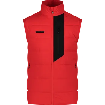 Pánská vesta Pánská zimní vesta NORDBLANC MAGMA NBWJM8058 ČERVENÁ XXL