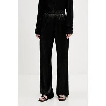 Dámské kalhoty Kalhoty HUGO Hiresa-1 50548404 černá 99X, vel. 36