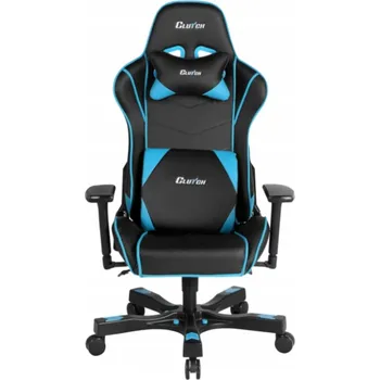 Herní židle Herní křeslo ClutchChairZ Crank, umělá kůže, černo-modré