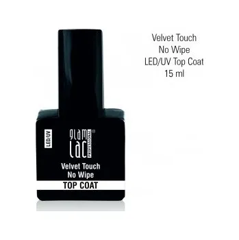 Lak na nehty GlamLac Finish UV/LED gel - No Wipe Velvet Touch 6-15ml 6ml: 6ml